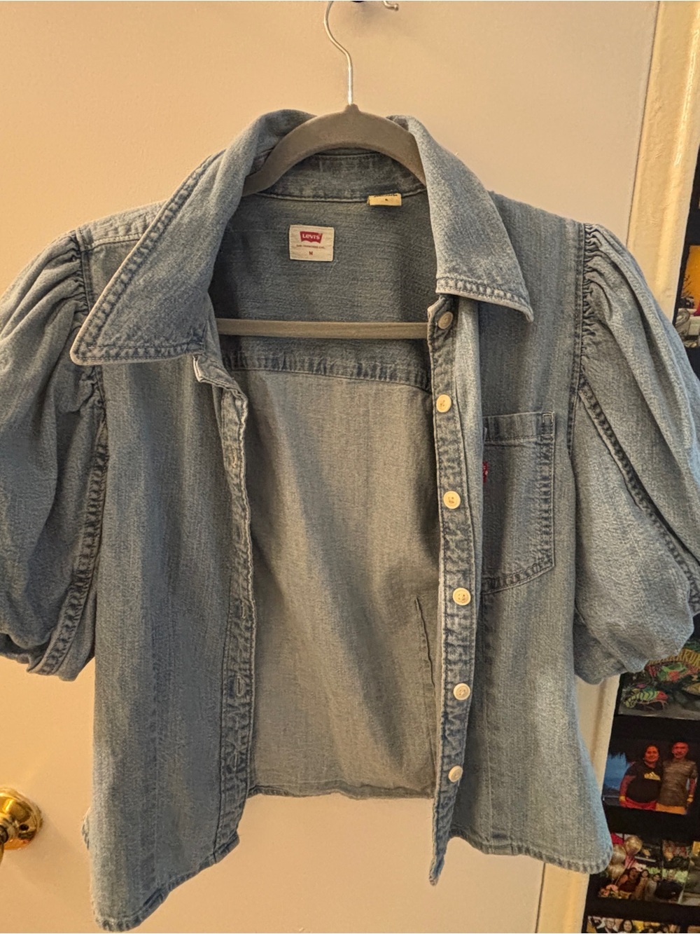 Levi's Light Wash Denim Jacket - Pale Blue